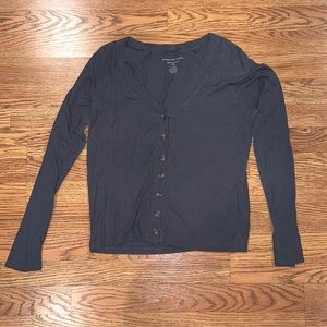 American Eagle Long Sleeve Crop Top